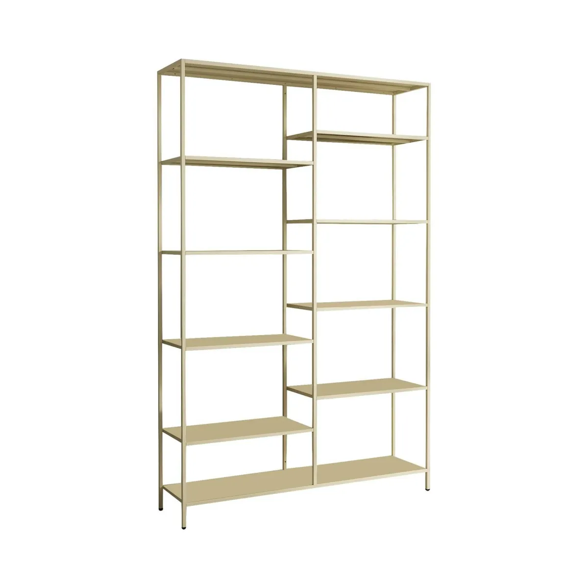 Librerie > Dmora Libreria elegante panna 120x188h cm - Dorgali Bianco Panna