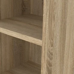 Librerie > Dmora Libreria elegante quercia 47x113h cm - Minsk Marrone Quercia