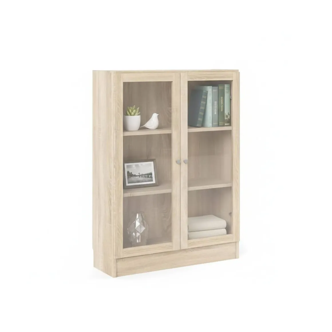 Libreria elegante quercia 79x107h cm - Amphan