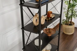 Libreria fissa nera 90x180h cm - Suriel