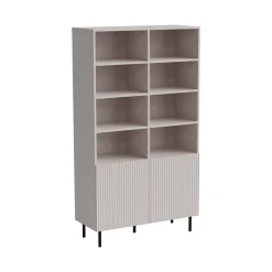 Libreria Ghilarza, 100x42 h177 cm, Beige