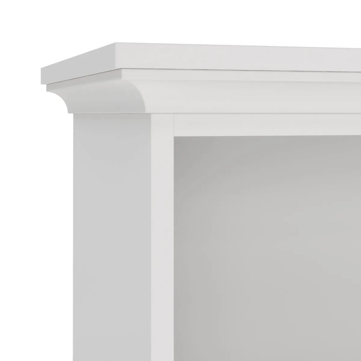 Librerie > Dmora Libreria grande bianca 96x200h cm - Aragon Bianco