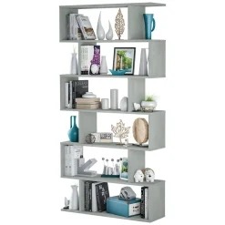 Libreria in legno cemento 80x192h cm - Ataman