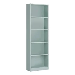 Libreria in legno verde acqua 52x180h cm - Artico