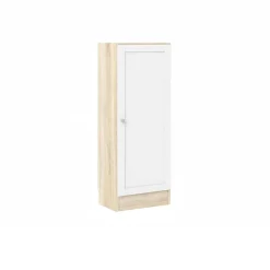 Scarpiere > Dmora Libreria Marrone Quercia Bianco Cassetti 2 Ripiani 41x28x107h cm, - Amedee Bianco, Marrone Quercia