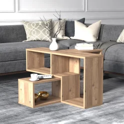Librerie > Dmora Libreria 4 Ripiani Portata Ripiani 5 130x50x25h cm, Sfumatura Colore Struttura Quercia Marrone Quercia
