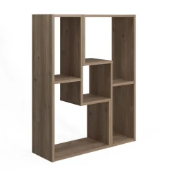 Librerie > Dmora Libreria 4 Ripiani Portata Ripiani 5 130x50x25h cm, Sfumatura Colore Struttura Quercia Marrone Quercia