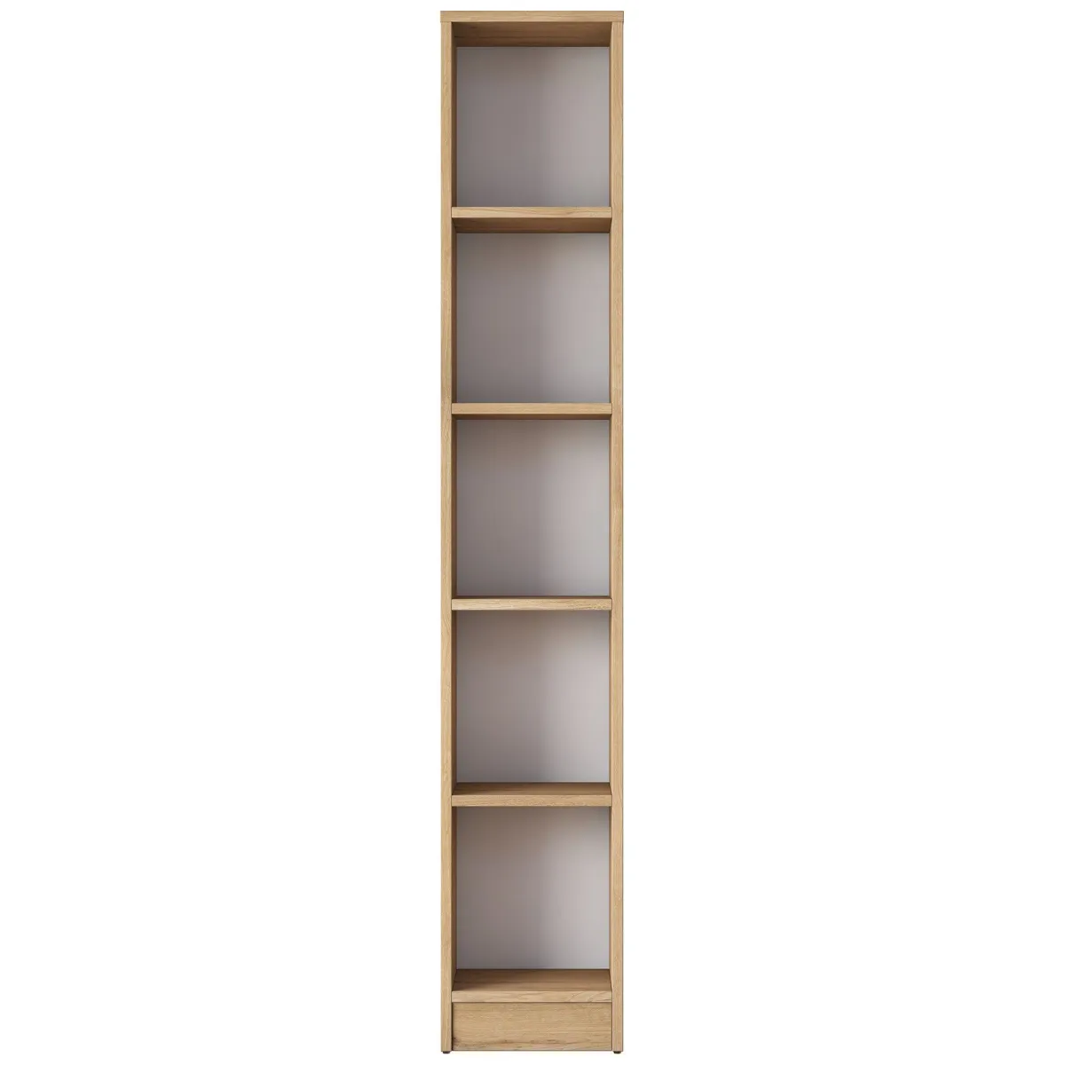 Librerie > Dmora Libreria 4 Ripiani Installazione Libera 30x25x170h cm, Struttura Verticale - Cesio Marrone Rovere