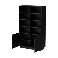 Librerie > Dmora Libreria Miniato, 172x40 h100 cm, Nero