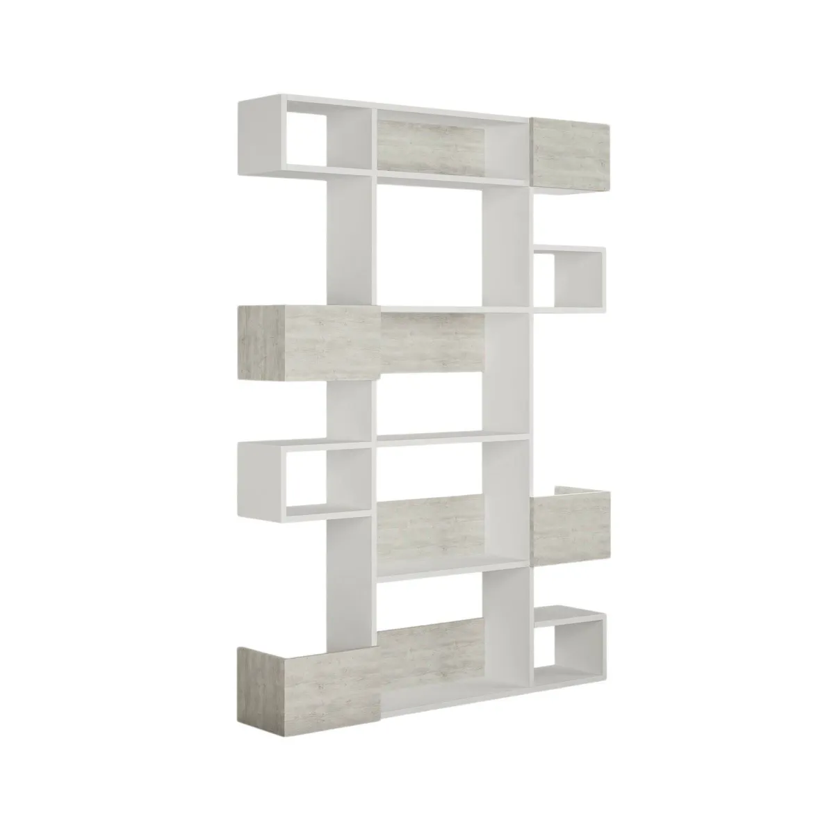 Librerie > Dmora Libreria moderna bianca 120x171h cm - Sally Bianco