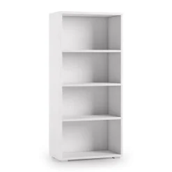 Libreria moderna bianca 60x130h cm - Aky