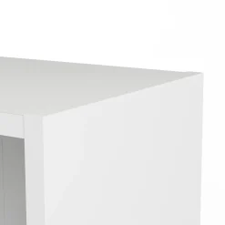 Librerie > Dmora Libreria moderna bianca 79x203h cm - Michel Bianco