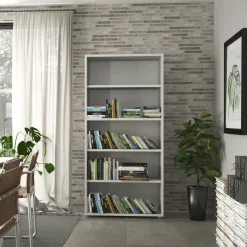 Libreria moderna bianca 89x186h cm - Apice