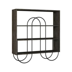 Librerie > Dmora Libreria moderna 96x99h cm - Otis Marrone