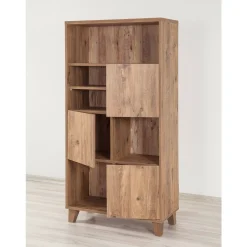 Librerie > Dmora Libreria moderna quercia 89x186h cm - Apice Marrone Quercia