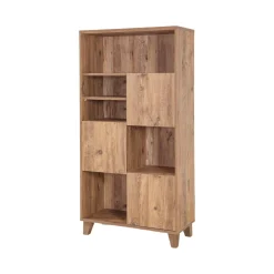 Librerie > Dmora Libreria moderna quercia 89x186h cm - Apice Marrone Quercia