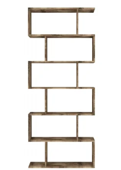 Libreria 5 ripiani acero 80x192h cm - Alowha
