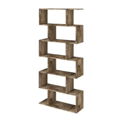 Libreria 5 ripiani acero 80x192h cm - Alowha
