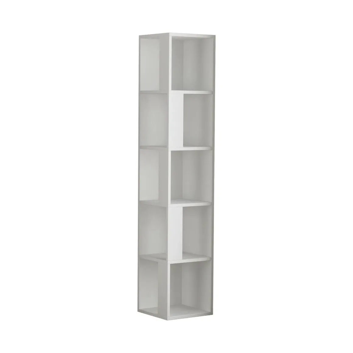 Libreria 4 ripiani bianca 34x161h cm - Herman