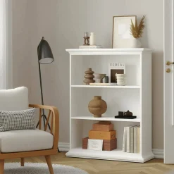 Libreria 5 ripiani bianca 96x125h cm - Liguria
