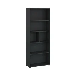Libreria 4 ripiani grigia 79x204h cm - Penh
