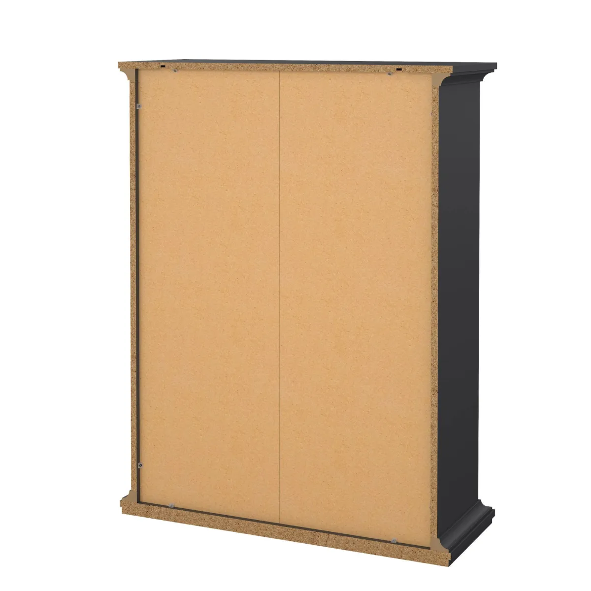 Librerie > Dmora Libreria 5 ripiani grigia 96x125h cm - Liguria Grigio