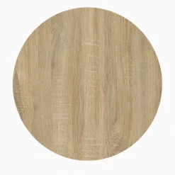 Librerie > Dmora Libreria 3 ripiani quercia e bianca 79x203h cm - Chedeng Bianco, Marrone Quercia