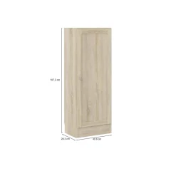 Librerie > Dmora Libreria 2 ripiani quercia 40x107h cm - Amedee Marrone Quercia