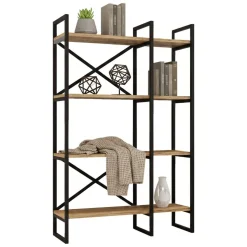 Librerie > Dmora Libreria 4 ripiani quercia 87x138h cm - Desire Marrone Quercia