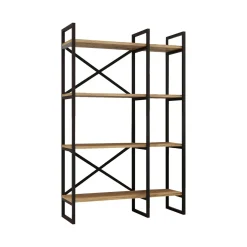 Librerie > Dmora Libreria 4 ripiani quercia 87x138h cm - Desire Marrone Quercia
