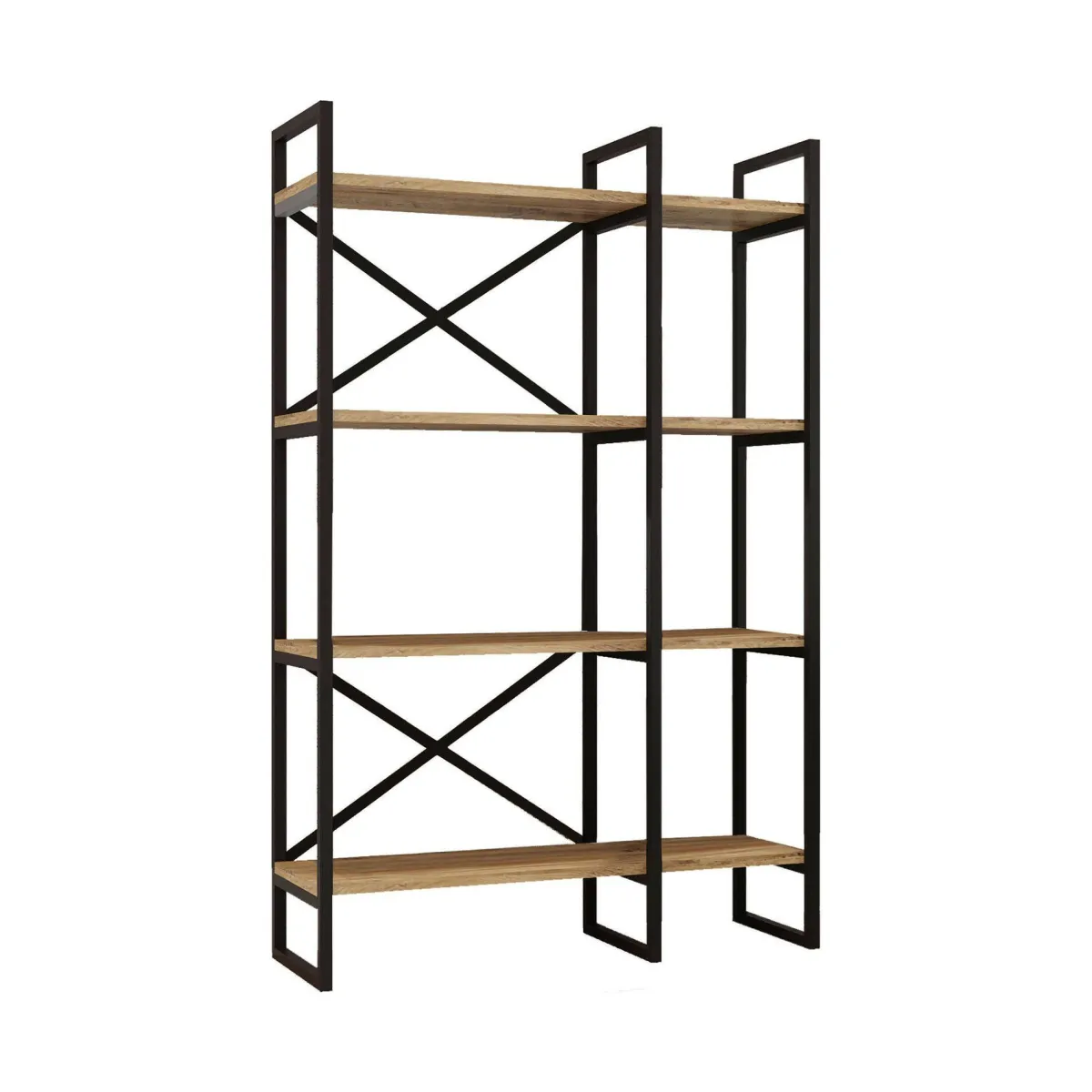 Librerie > Dmora Libreria 4 ripiani quercia 87x138h cm - Desire Marrone Quercia