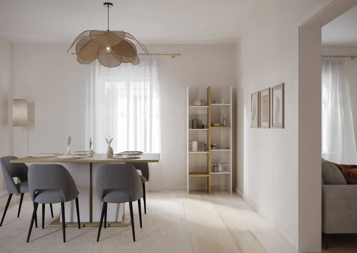Libreria 8 ripiani rovere e bianca 75x183h cm - Badia