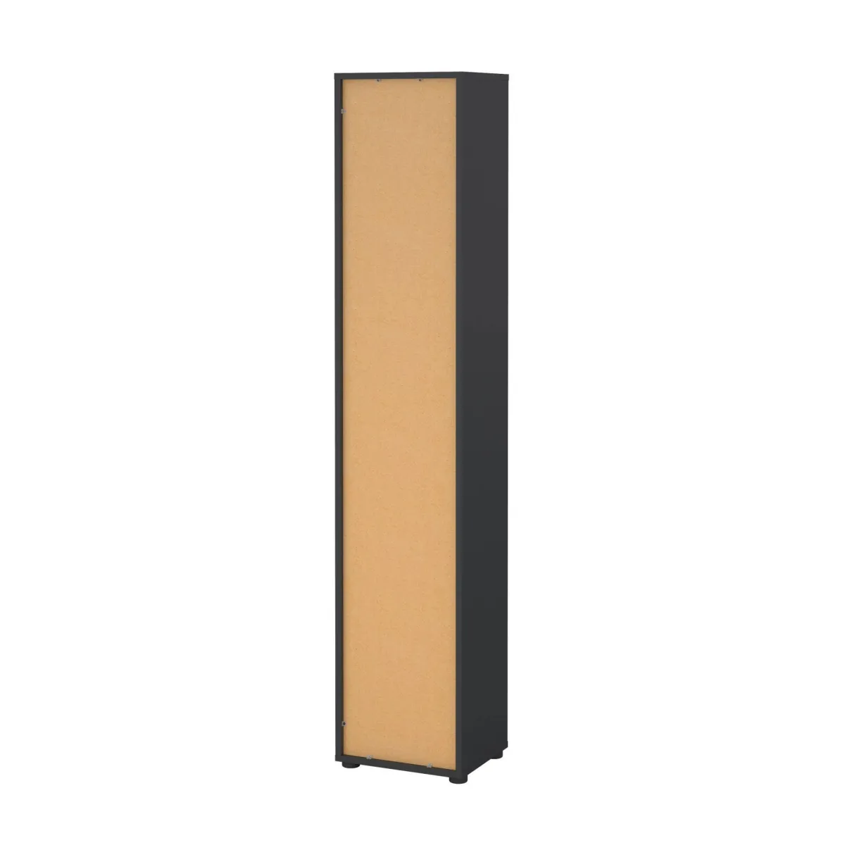 Librerie > Dmora Libreria 4 ripiani rovere e grigia 40x204h cm - Erevan Grigio, Marrone Rovere
