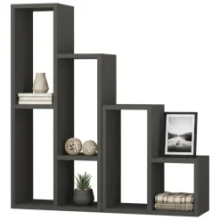 Libreria salvaspazio antracite 42x89h cm - Isang