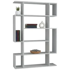 Librerie > Dmora Libreria salvaspazio bianca 110x161h cm - Marcellin Bianco