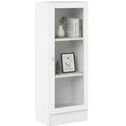 Librerie|Ufficio > Dmora Libreria salvaspazio bianca 52x180h cm - Artico Bianco