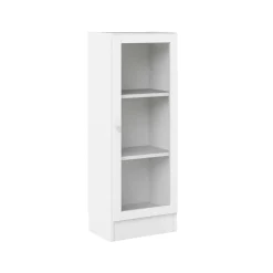 Librerie|Ufficio > Dmora Libreria salvaspazio bianca 52x180h cm - Artico Bianco