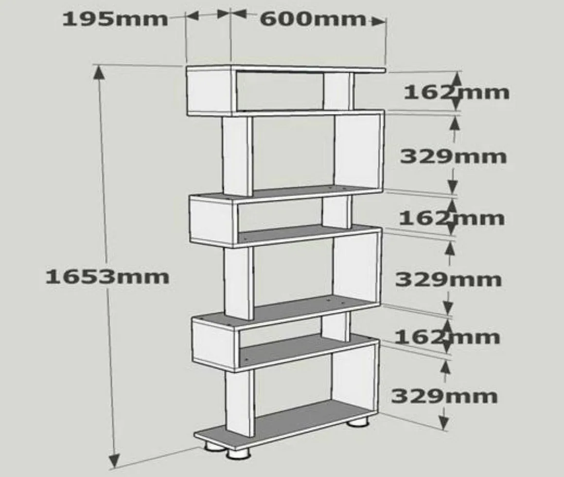 Libreria salvaspazio bianca 60x165h cm - Doralice