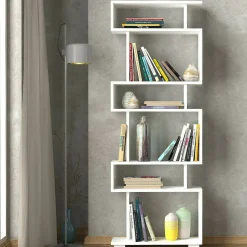Libreria salvaspazio bianca 60x165h cm - Doralice