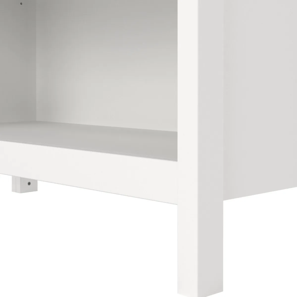 Librerie > Dmora Libreria salvaspazio bianca 78x199h cm - Sinlaku Bianco