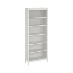 Librerie > Dmora Libreria salvaspazio bianca 78x199h cm - Sinlaku Bianco