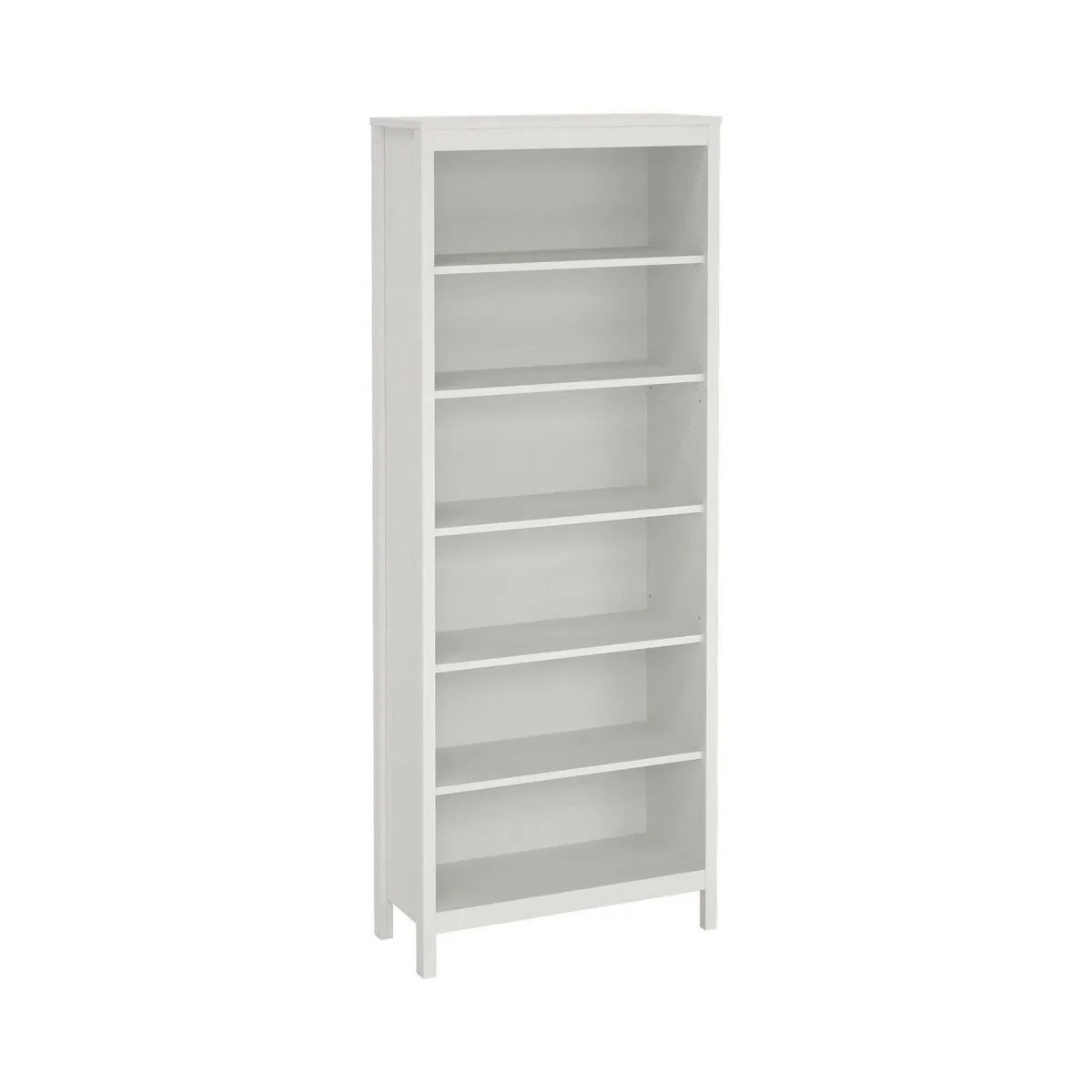 Librerie > Dmora Libreria salvaspazio bianca 78x199h cm - Sinlaku Bianco