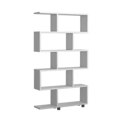 Libreria salvaspazio bianca 90x156h cm - Severa