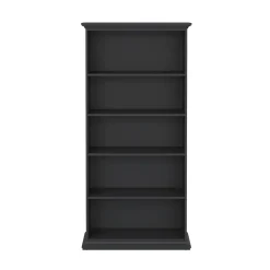 Librerie > Dmora Libreria salvaspazio grigia 96x200h cm - Aragon Grigio