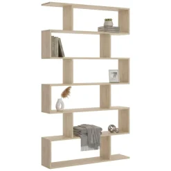 Libreria salvaspazio rovere 80x190h cm - As