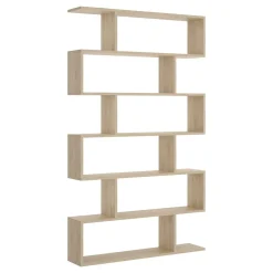 Libreria salvaspazio rovere 80x190h cm - As