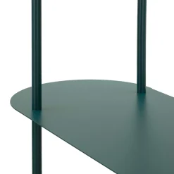 Librerie > Dmora Libreria 5 Ripiani Installazione a Terra 11x40x132h cm, Utilizzabile Come Divisorio Locale - Gana Verde Ottanio