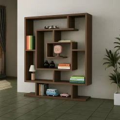 Librerie > Dmora Libreria verticale 124x149h cm - Sanvu Marrone