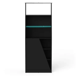 Libreria verticale nera 71x184h cm - Avena