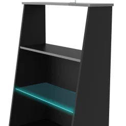 Libreria verticale nera 71x184h cm - Avena